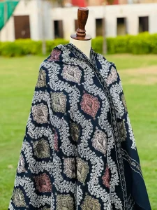 embroidery kashmiri shawl for women